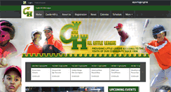 Desktop Screenshot of castlehilllittleleague.org